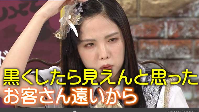 マスカラを頭皮に塗った理由を語る笹木里緒菜